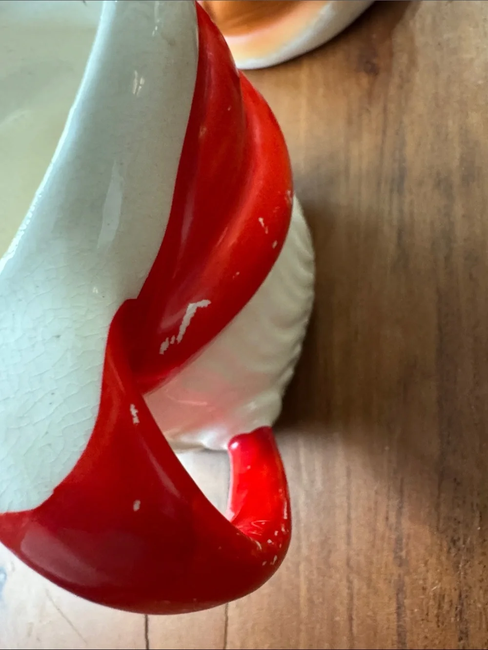 Crazed & Chippy Vintage Santa Mugs